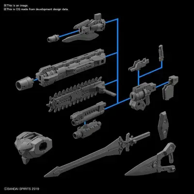 Maquette 30mm op weapon 1 for rabiot 1/144